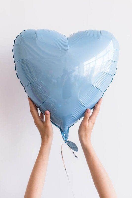 Фольгированное сердце с гелием, 1
