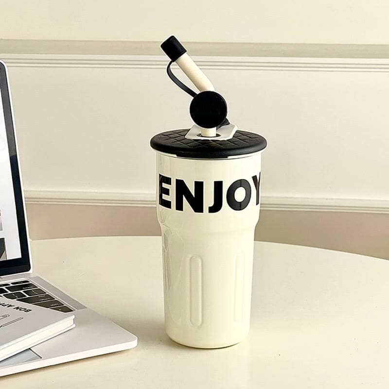 Поильник ENJOY, 550 ml / Белый 1