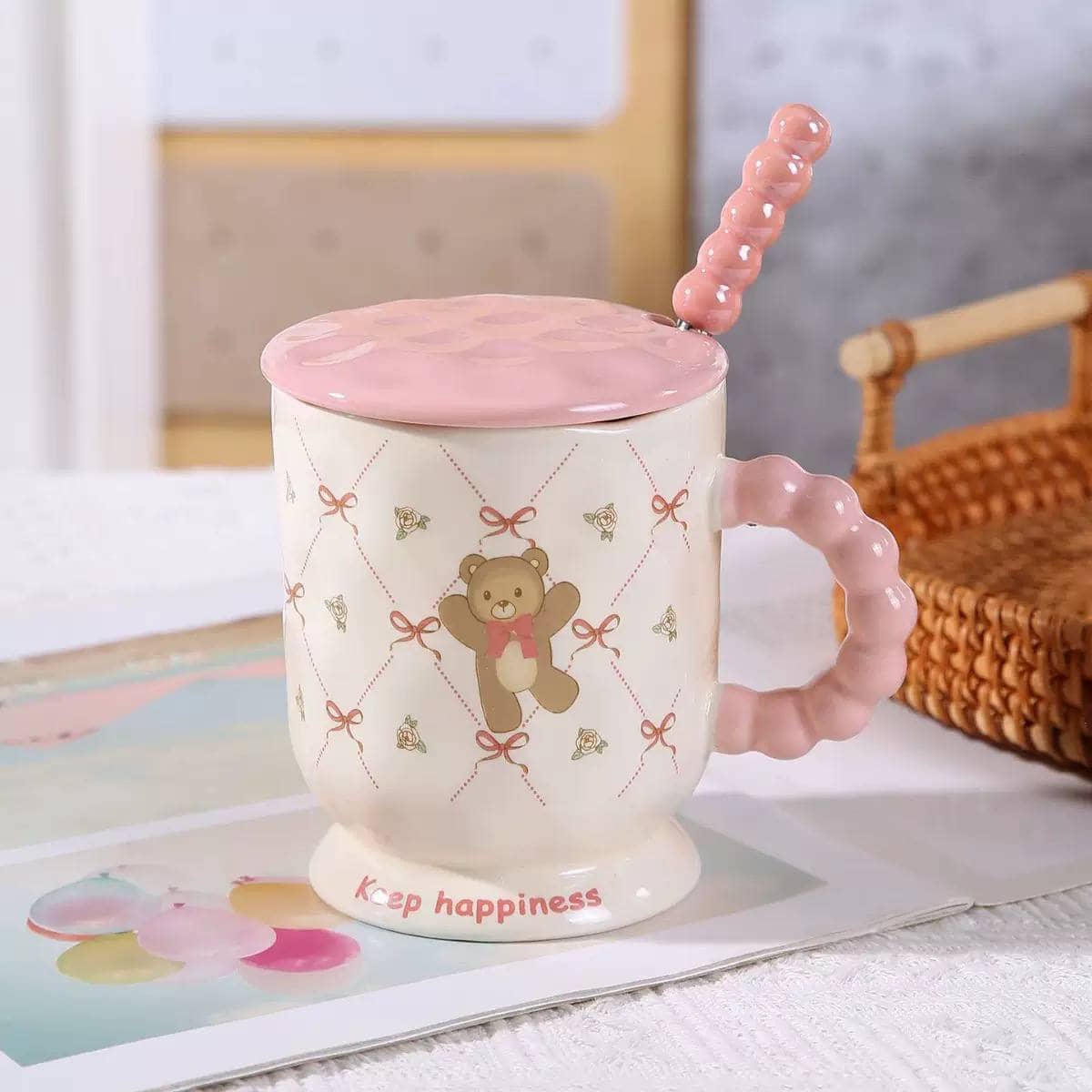 Бокал Мишка Keep happiness, 370 мл / №4 3