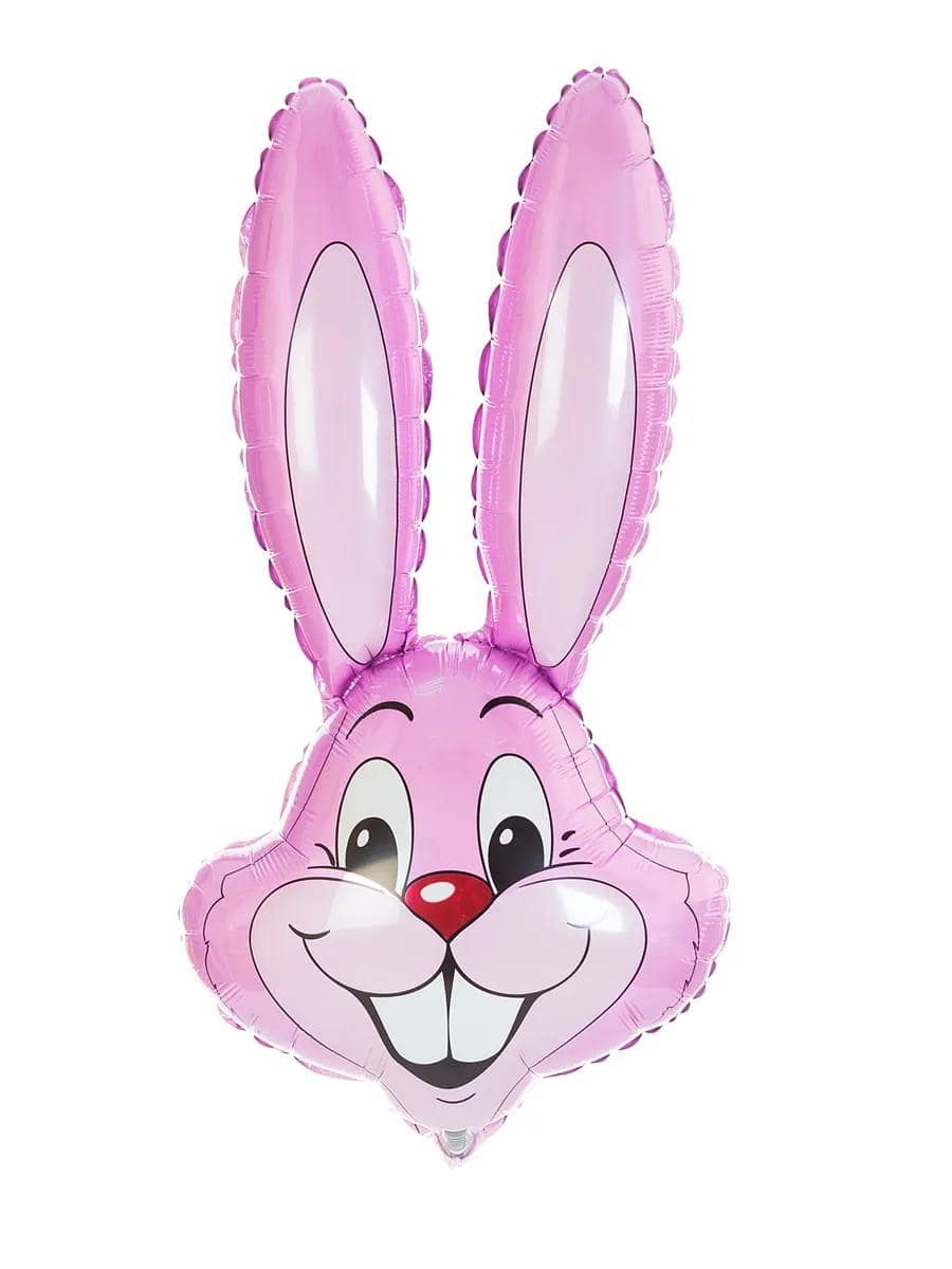 Фольгированный шар Кролик Банни розовый 1