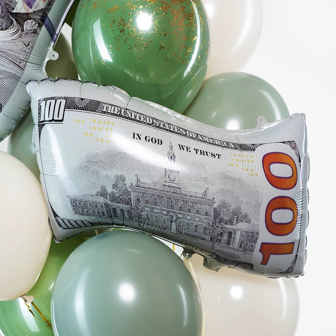 Воздушный шар 100$ купюра 2